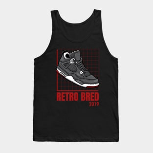 AJ 4 Retro Bredd Sneaker Tank Top